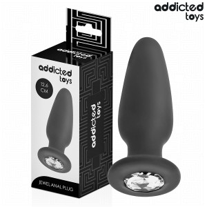 ADDICTED TOYS - ANAL PLUG MIT JUWEL GRÃSSE L 12,6 CM